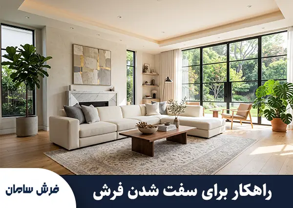 علت سفت شدن فرش بعد از شستن چیست؟ (بررسی علمی و راه‌حل‌های قطعی)